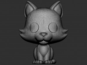 Funko pop Candy Cane the Cat Modello 3D