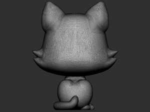 Funko pop Candy Cane the Cat Modello 3D