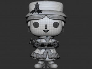 Funko pop Christmas set 3D मॉडल