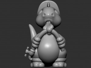 Lucio Brucio- Happy Dinos- Kinder Surprise Set Model 3D