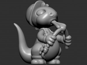 Lucio Brucio- Happy Dinos- Kinder Surprise Set Model 3D