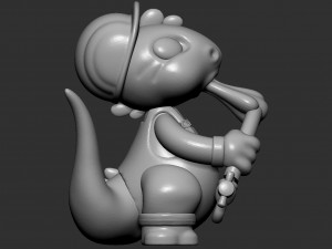 Lucio Brucio- Happy Dinos- Kinder Surprise Set Model 3D