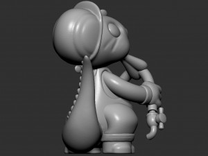Lucio Brucio- Happy Dinos- Kinder Surprise Set Model 3D