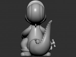 Lucio Brucio- Happy Dinos- Kinder Surprise Set Model 3D