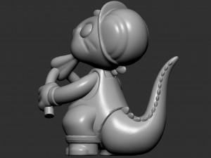 Lucio Brucio- Happy Dinos- Kinder Surprise Set Model 3D