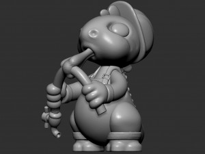 Lucio Brucio- Happy Dinos- Kinder Surprise Set Model 3D