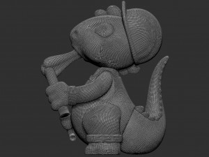 Lucio Brucio- Happy Dinos- Kinder Surprise Set Model 3D