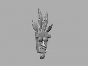 Aku Aku 3D मॉडल