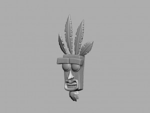 Aku Aku 3D मॉडल