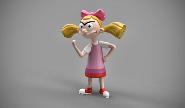 Helga Geraldine Pataki 3D 模型 .c4d .max .obj .3ds .fbx .stl .blend 