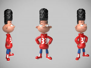 Hey Arnold Characters set 3D Model