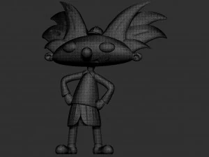 Hey Arnold Characters set 3D Model