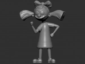 Hey Arnold Characters set 3D Model