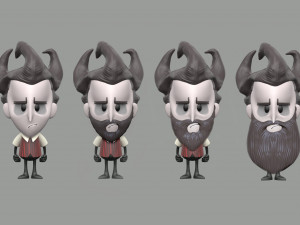 Wilson- Dont Starve 3D Model