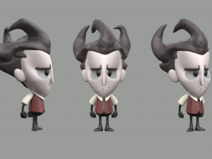 Wilson- Dont Starve 3D Model