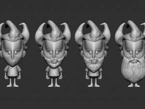 Wilson- Dont Starve 3D Model