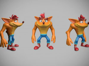 Crash Bandicoot 3D Model