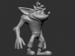 Crash Bandicoot 3D-Modell