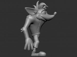 Crash Bandicoot 3D-Modell