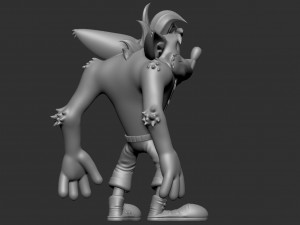 Crash Bandicoot 3D-Modell