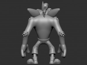 Crash Bandicoot 3D-Modell