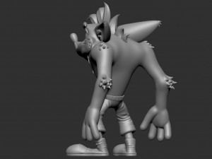 Crash Bandicoot 3D-Modell