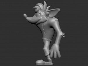 Crash Bandicoot 3D-Modell