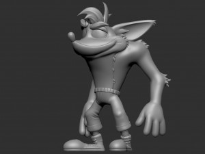 Crash Bandicoot 3D-Modell