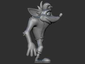 Crash Bandicoot 3D-Modell