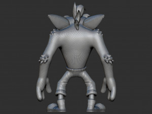 Crash Bandicoot 3D-Modell