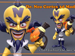 Dr Neo Cortex 3D Model