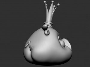 King Pig 3D Model