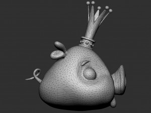 King Pig 3D Model