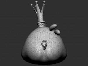 King Pig 3D Model