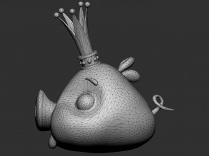 King Pig 3D Model