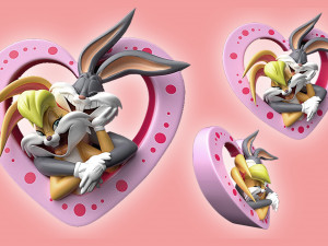 Lola and Bugs Bunny 3D Модель