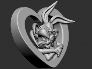 Lola and Bugs Bunny 3D Модель