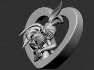 Lola and Bugs Bunny 3D Модель