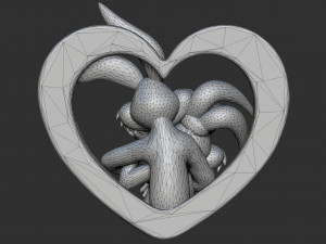 Lola and Bugs Bunny 3D Модель