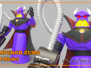 저그 황제 3D 모델