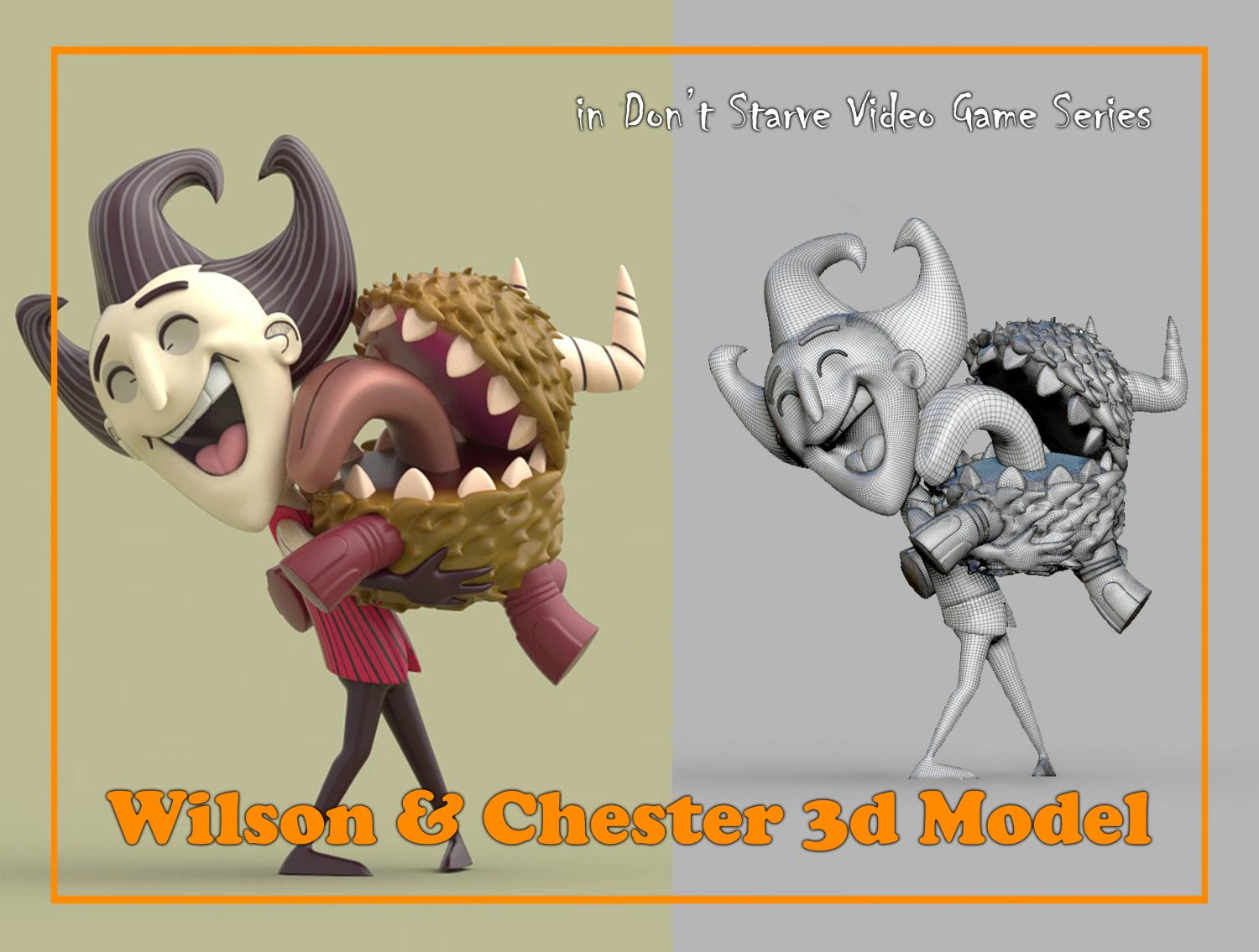 Wilson and Chester 3D Model .c4d .max .obj .3ds .fbx .stl .blend 
