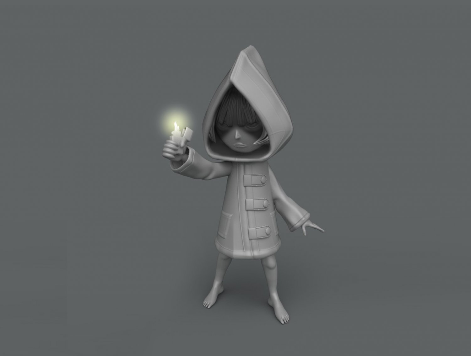 Little nightmares mono 3D Model in Child 3DExport