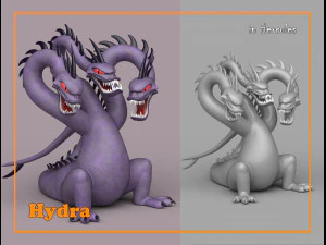 Гідра 3D Модель