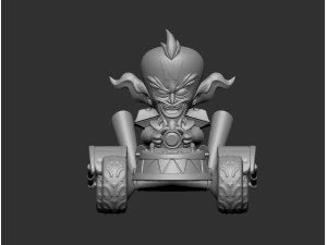 Dr Neo Cortex and Team Cortex Kart 3D Model