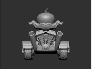 Dr Neo Cortex and Team Cortex Kart 3D Model