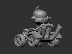 Dr Neo Cortex and Team Cortex Kart Modelo 3D