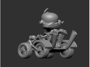 Dr Neo Cortex and Team Cortex Kart 3D Model