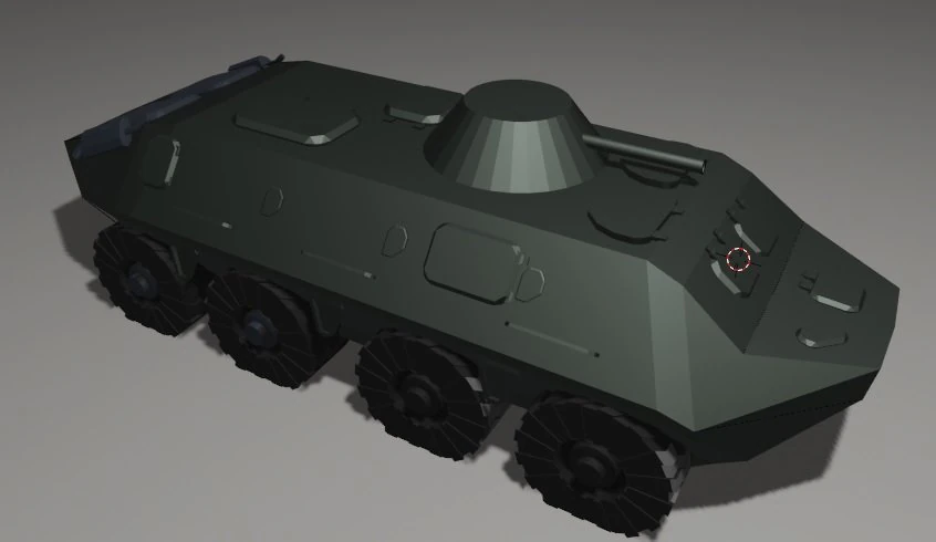 BTR-80 3D Model .c4d .max .obj .3ds .fbx .stl .blend 