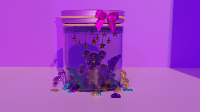 Bearmagicjar CG テクスチャ .c4d .max .obj .3ds .fbx .stl .blend 