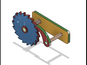 Rachet Pawl Mechanism 3D Model